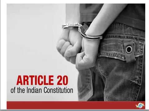 ARTICLE 20: PROTECTION IN RESPECT OF CONVICTION FOR OFFENCES